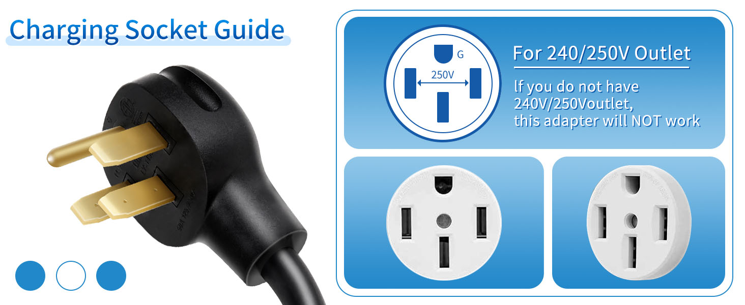 Tesla NEMA 14-50P Adapter (250V / 50A) – Fast Home & Travel Charging for T &hellip;