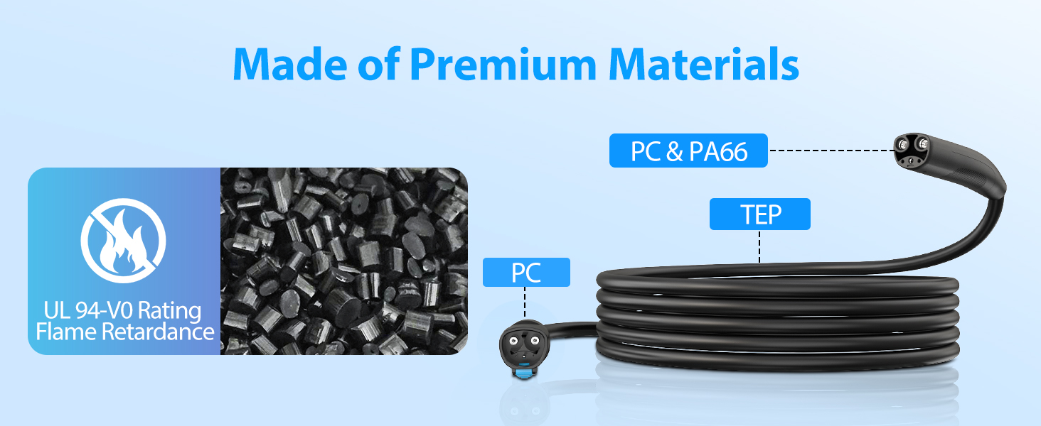 21ft Tesla NACS Extension Cord – 50A / 240V, Up to 12kW for Level 1 & Leve &hellip;