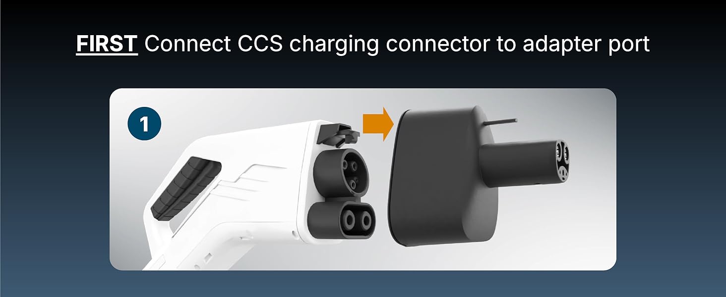 LENZ CCS1 to Tesla Charging Adapter (NACS) – DC Fast Charging at CCS Level 3 S &hellip;